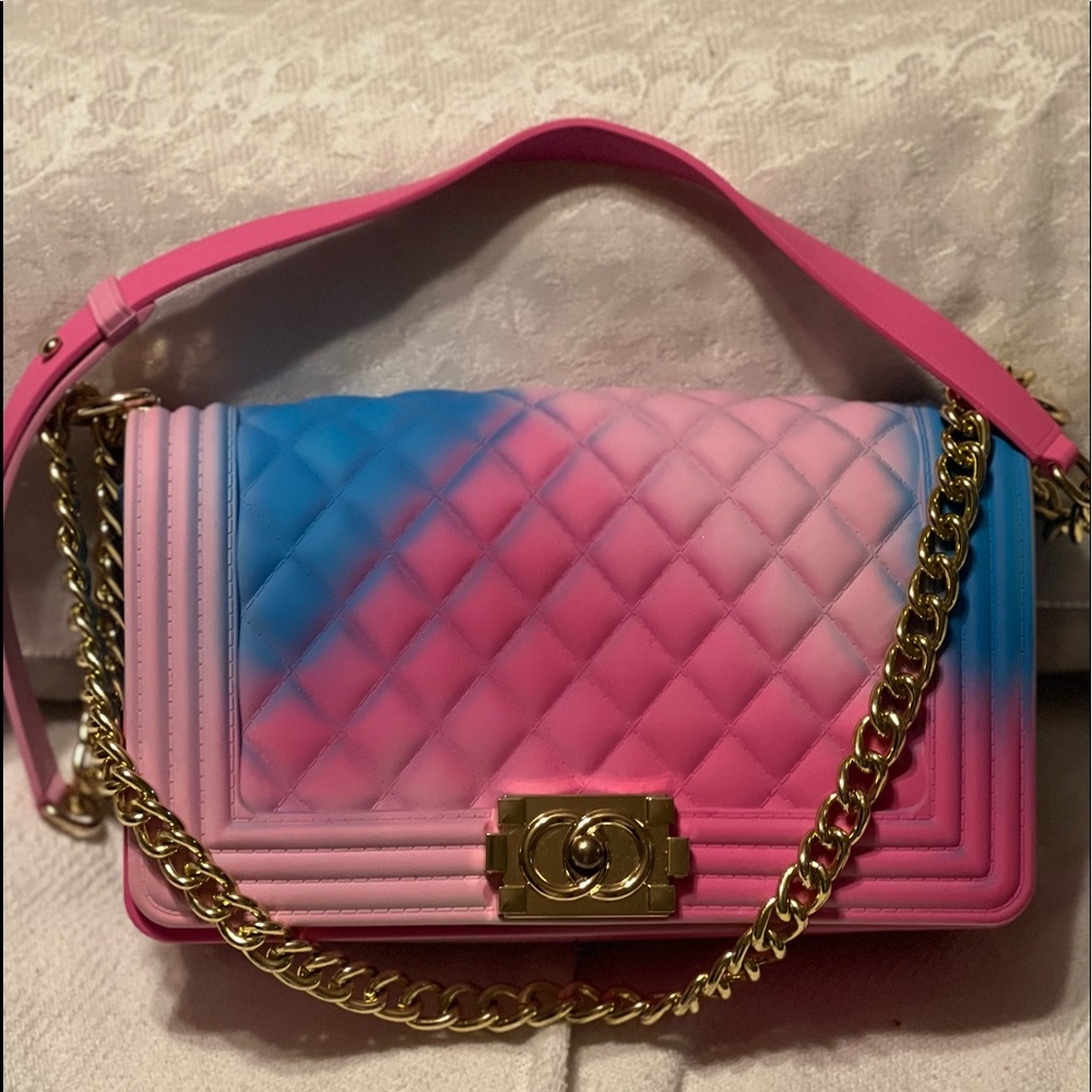 Pink/Blue Shoulder Bag